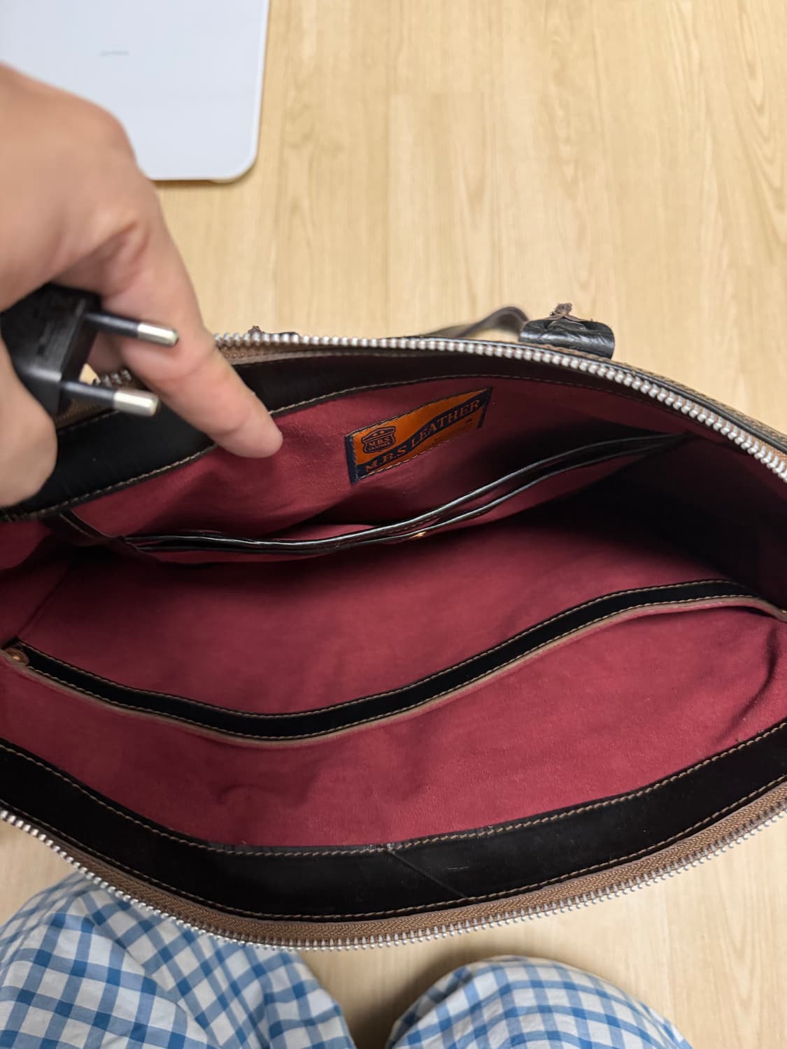 엠비스 말가죽 헬멧백 블랙  상품이미지7