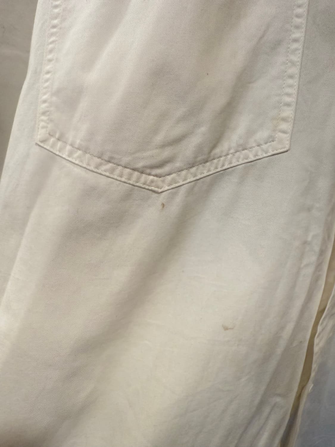 할리데이비슨 더블포켓 자수로고 화이트 반팔셔츠 상품이미지4