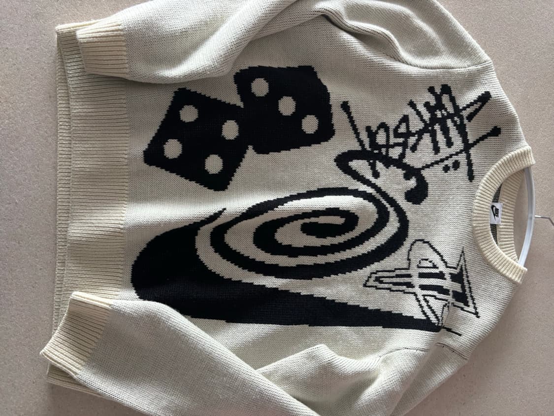 Nike × Stussy NRG LS Knit Sweater Fossil 상품이미지2