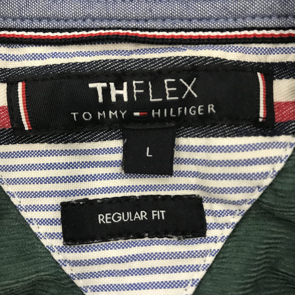 타미힐피거 레귤러핏 코듀로이셔츠 그린 [L] 상품이미지4