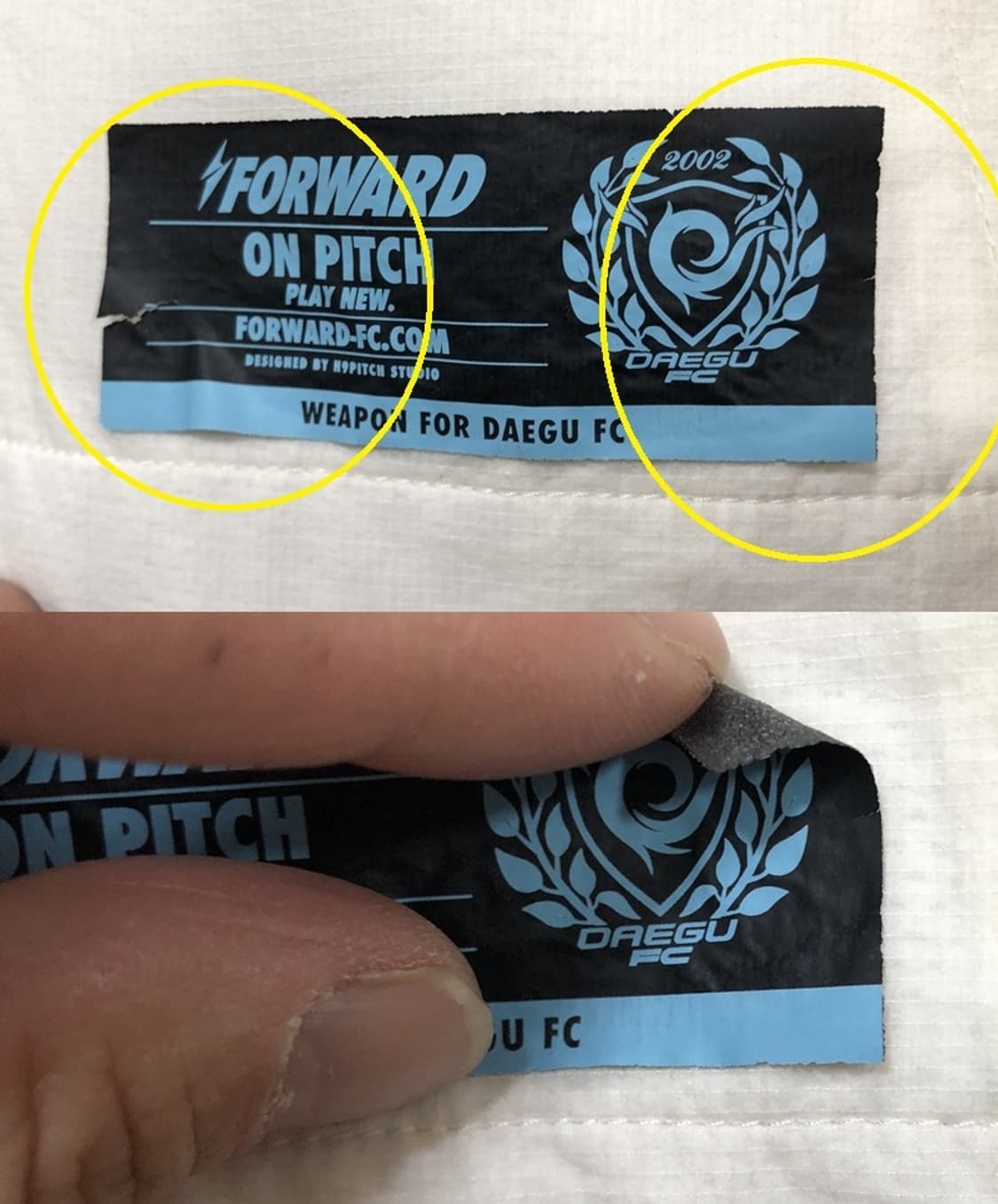 K리그2 포워드X오버더피치 대구FC 하프집업 웜업자켓 105 상품이미지8