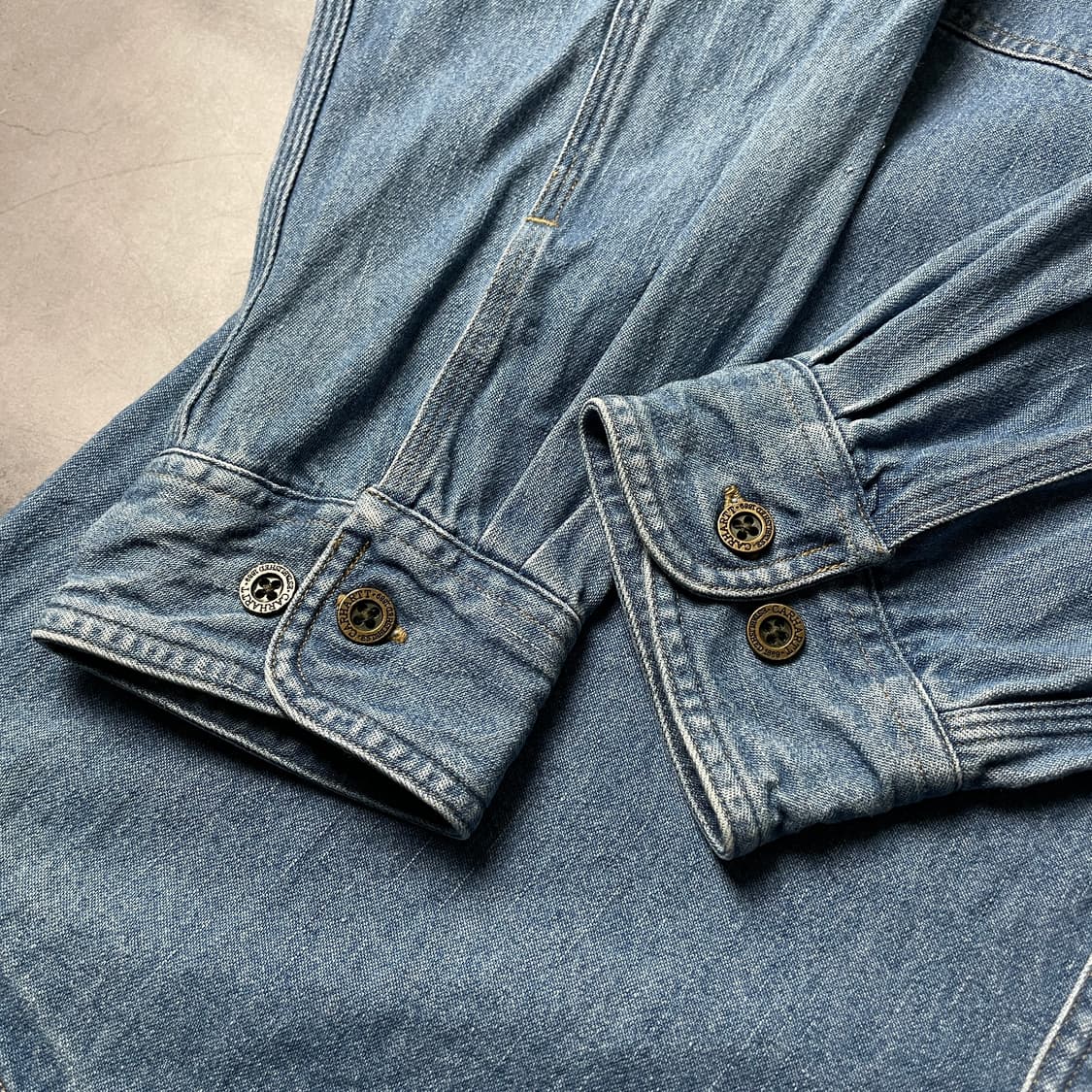 CARHARTT 00s 칼하트 코튼 데님 워크 셔츠 A00919 상품이미지5