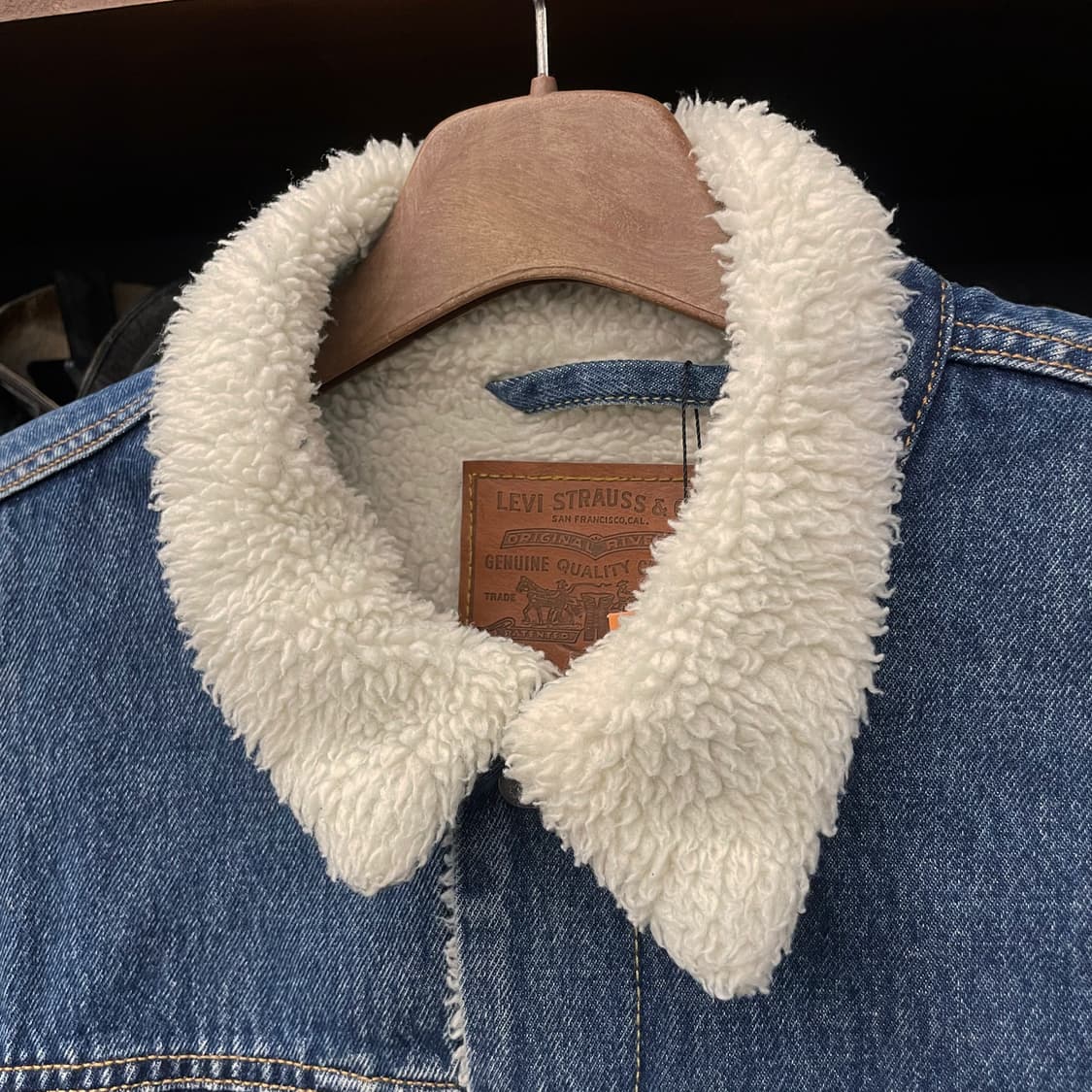 리바이스 프리미엄 타입1 쉐르파 데님 트러커 자켓 상품이미지3