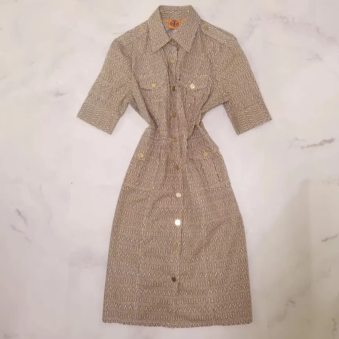 [정품] 토리버치 클래식 모노그램 셔츠 원피스 55반 상품이미지5