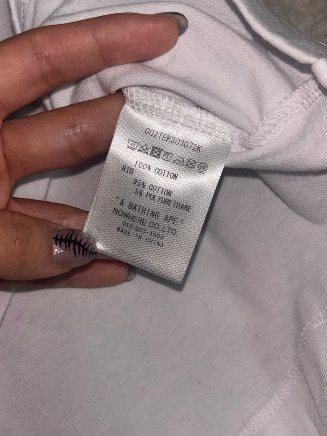 베이프 야광 샤크 반팔  상품이미지6