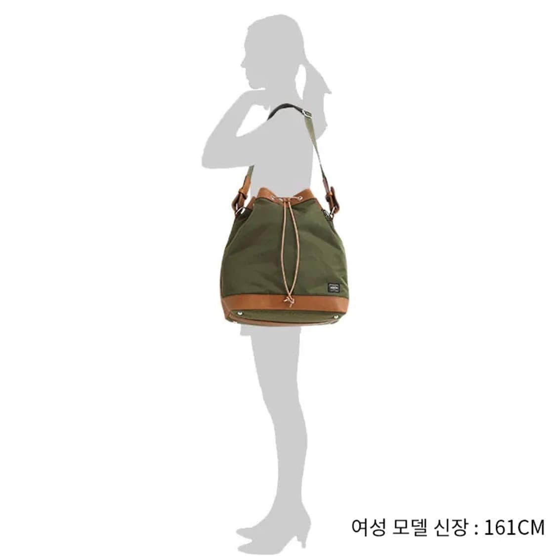 요시다 포터 드로우스트링 L 사이즈 블랙 상품이미지5