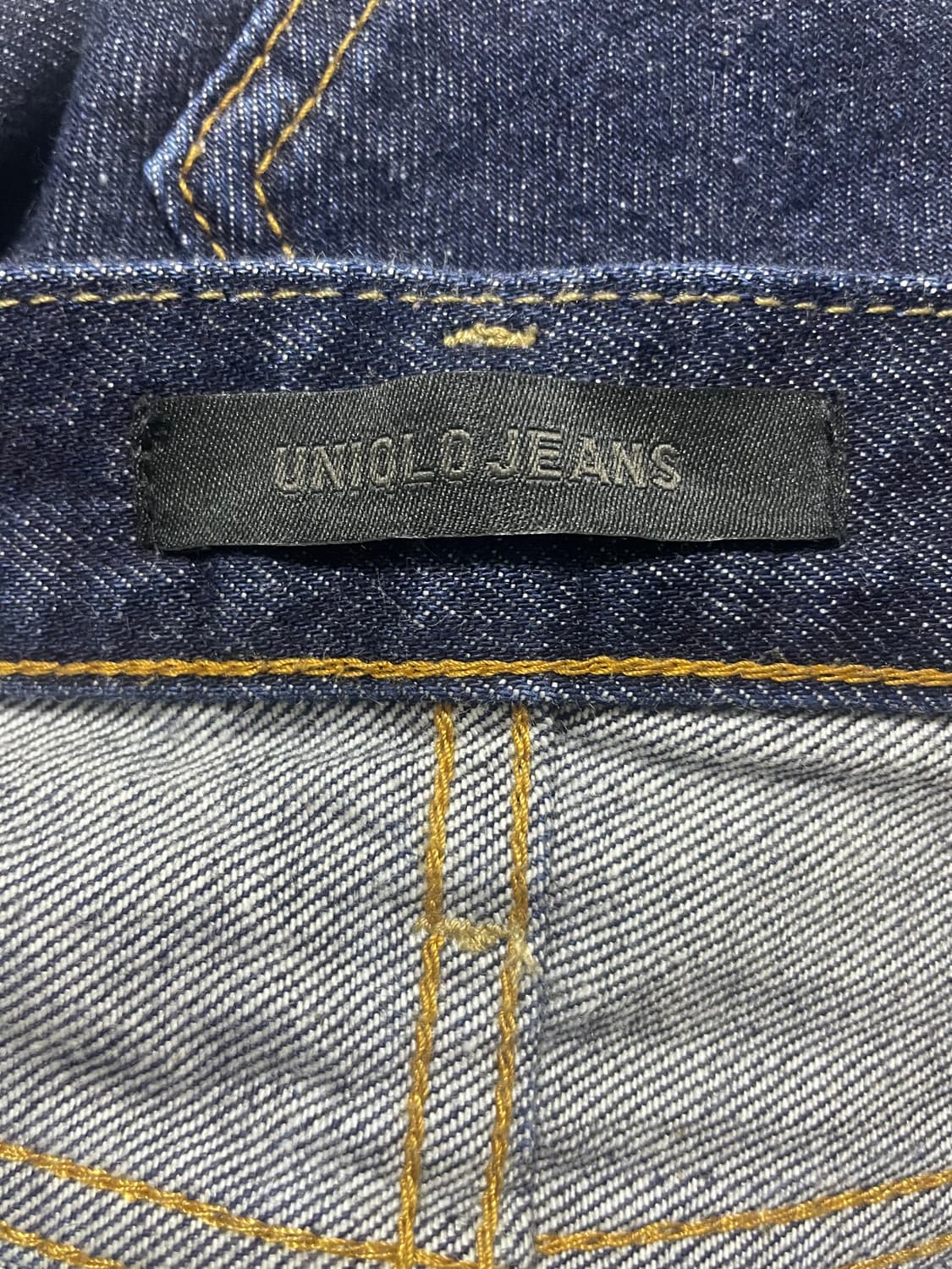 유니클로 레귤러핏 셀비지 데님 33사이즈 상품이미지3