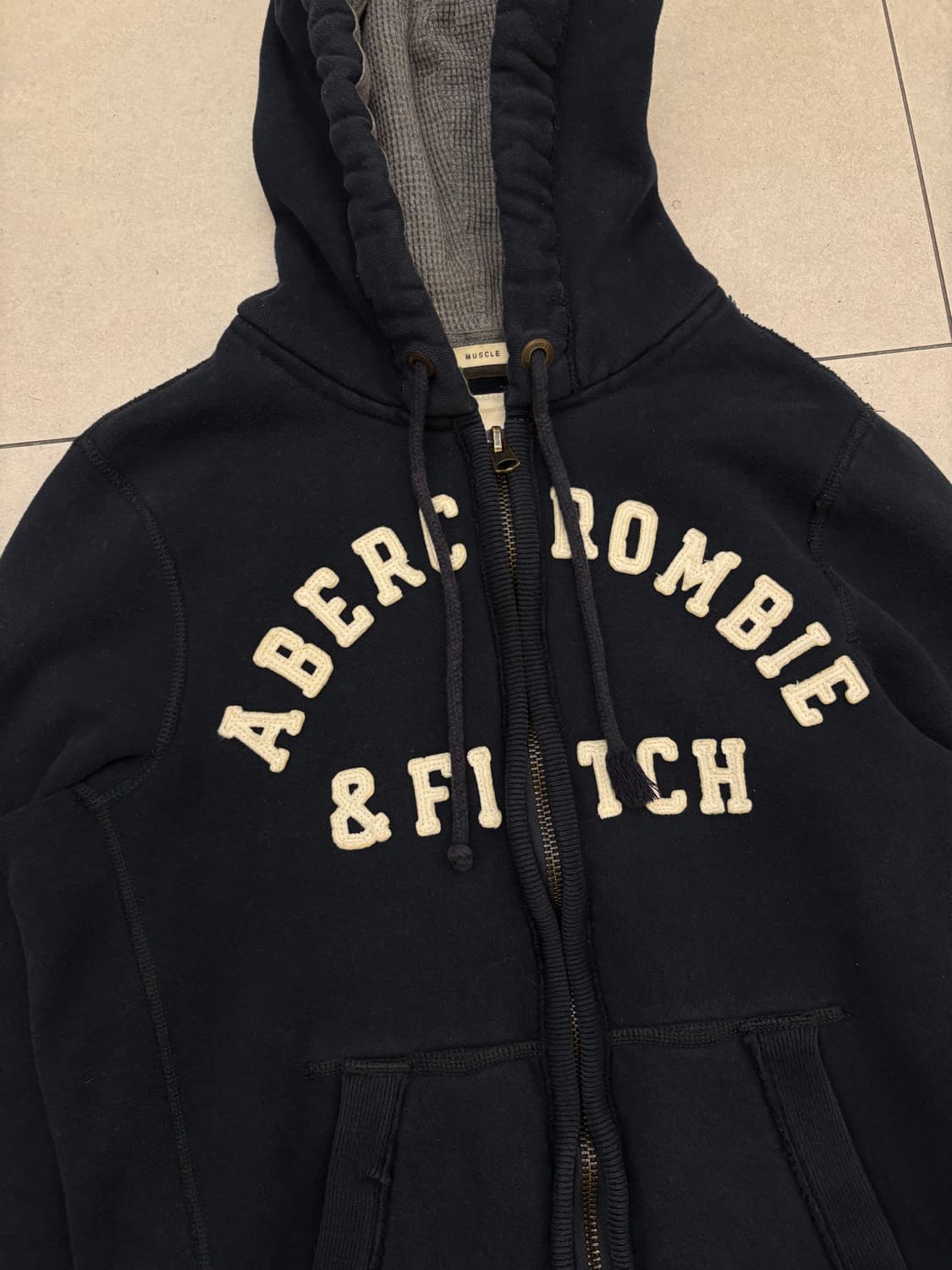 아베크롬비 피치 네이비 후드집업 상품이미지4