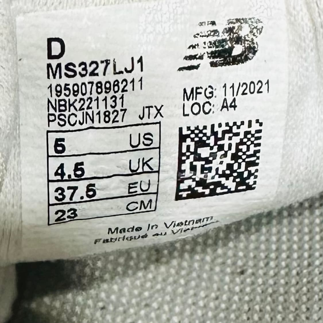 230) 뉴발란스 운동화 여성 여자 신발 327 네이비 스니커즈 상품이미지10