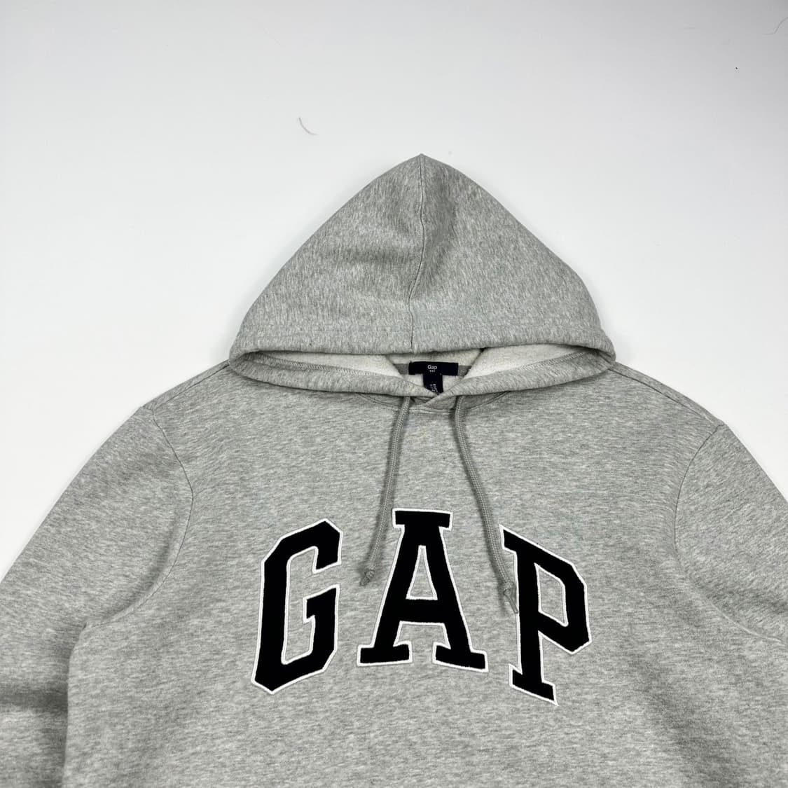 갭 GAP 빅로고 그레이 후드티 (M) 상품이미지1