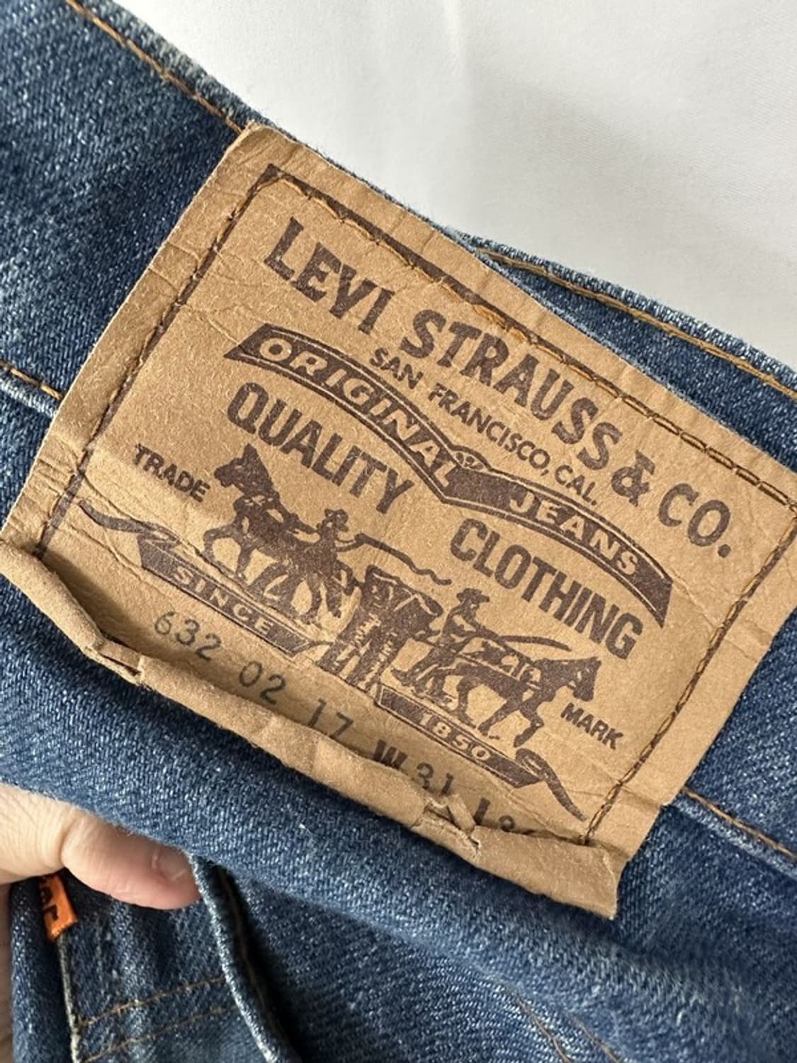 [W31L36] LEVI'S 리바이스632 90s 오렌지탭 빈티지 상품이미지6