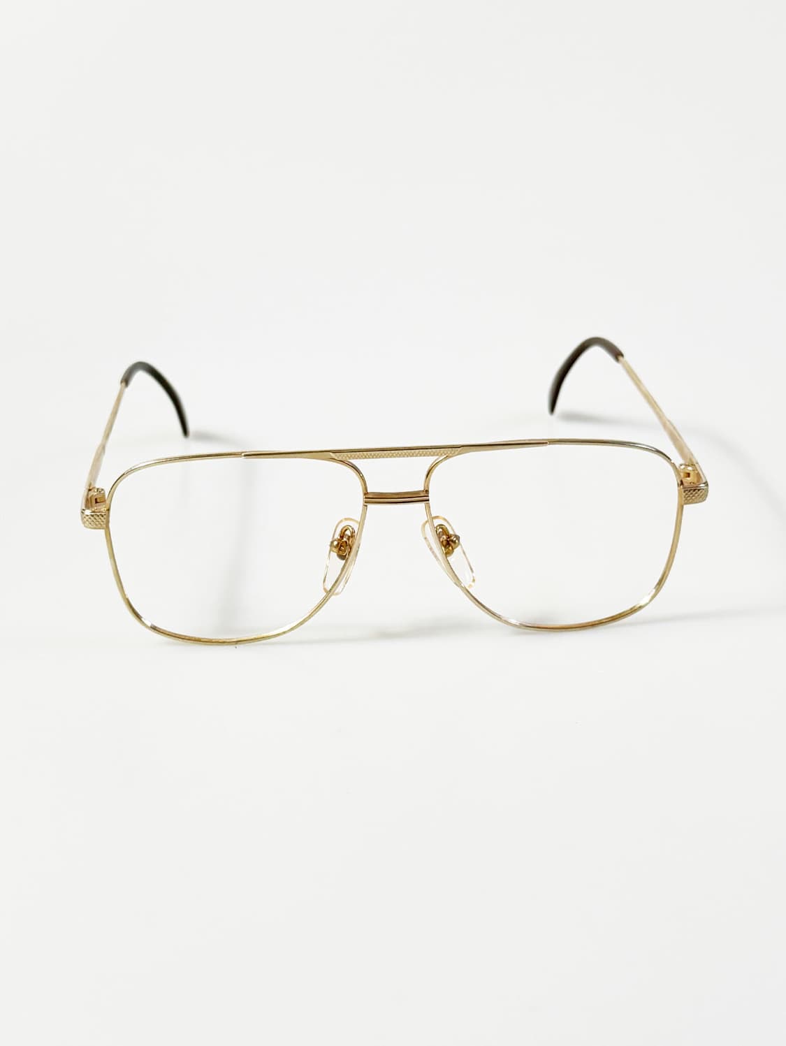 90s CHEVRON 골드 보잉 메탈 프레임 빈티지 안경 상품이미지1