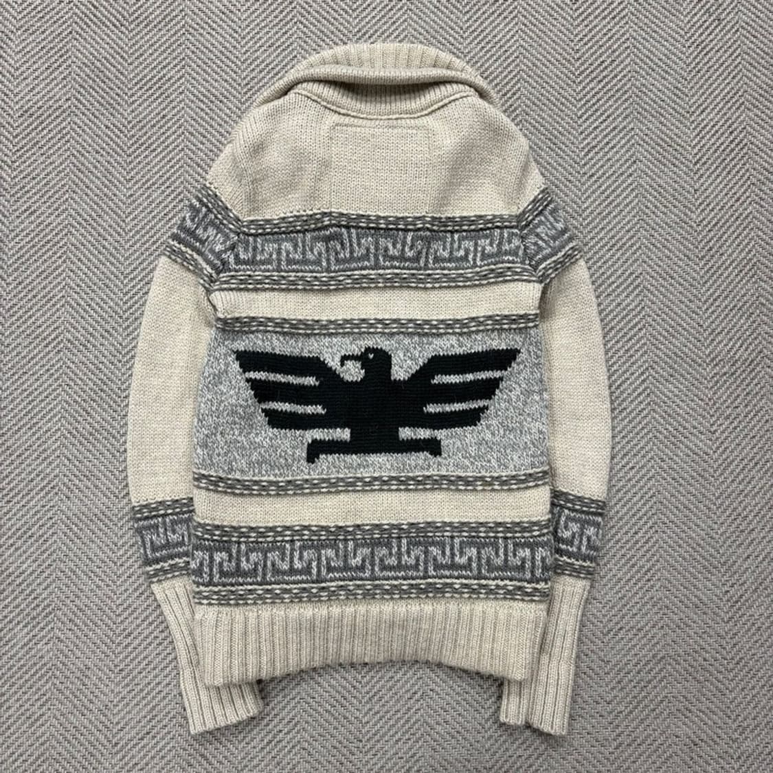 슈퍼드라이 코위찬 니트 집업 v1978 상품이미지2