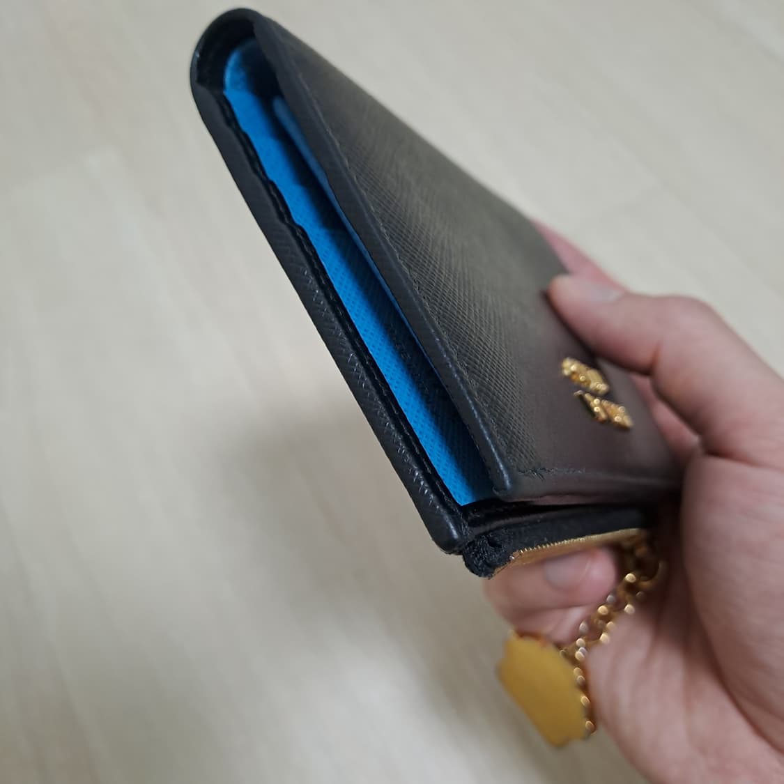 [100%/정품] 프라다 사피아노 로봇 컴팩트 지갑, 프라다지갑 상품이미지10