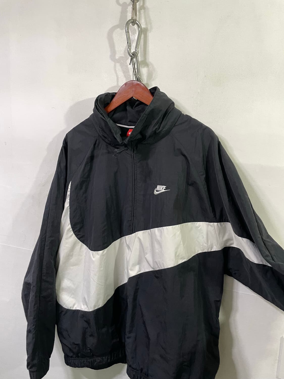 나이키 아노락 반집업 나이키 우븐 나일론 바람막이 110-120 상품이미지2