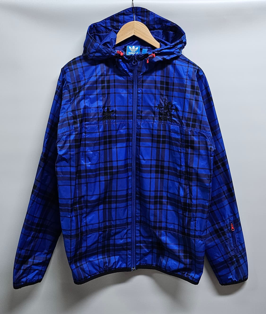 아디다스 첼시 체크 후드 바람막이 95 상품이미지1
