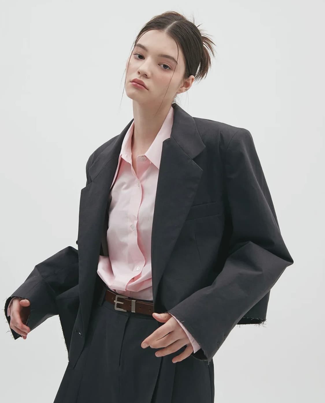 Asura 오가닉 컷팅 자켓 상품이미지1