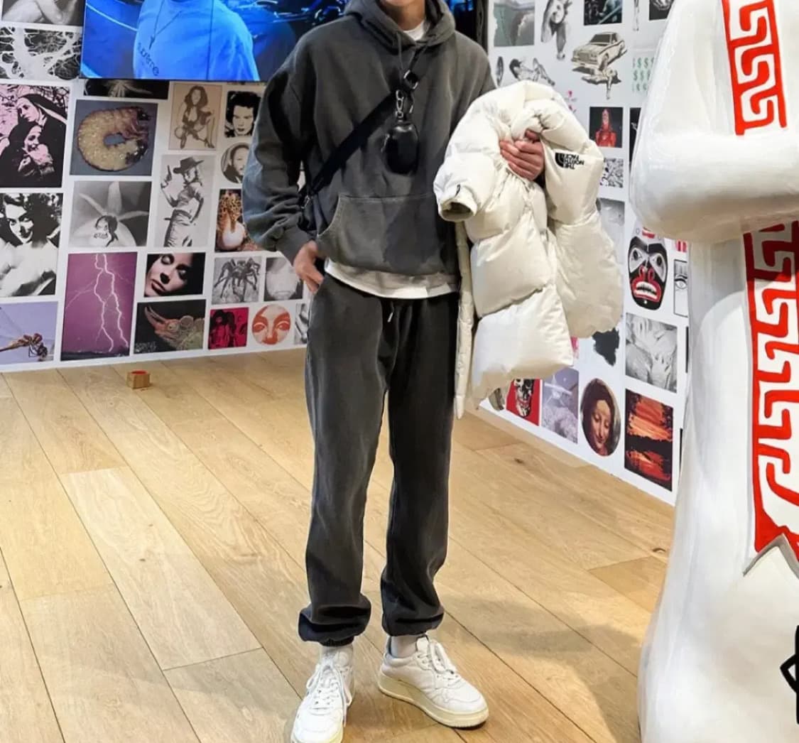 피그먼트 워싱 트레이닝 세트 오버핏 셋업 상품이미지1