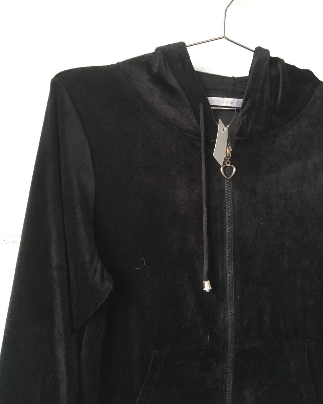 Velvet hood zip up 상품이미지3