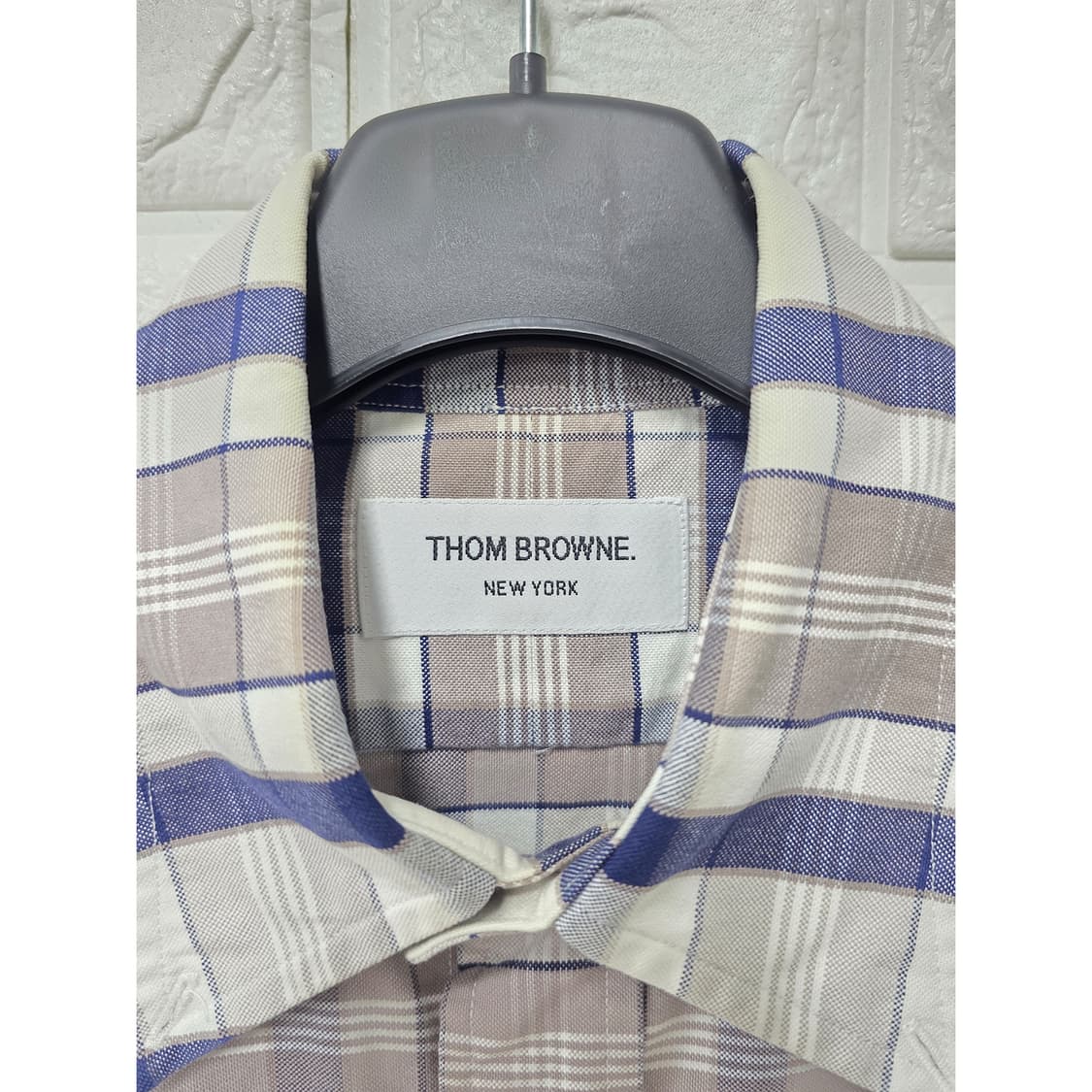 택포) 톰브라운 체크 셔츠 L  상품이미지2