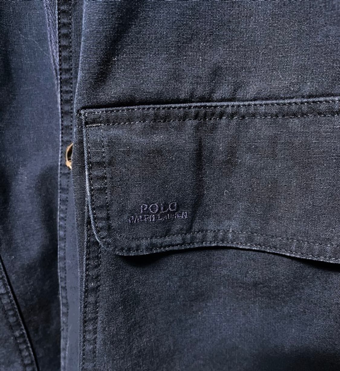 폴로 헌팅 코튼 워크 자켓 안감 타탄 루즈핏  M 상품이미지3