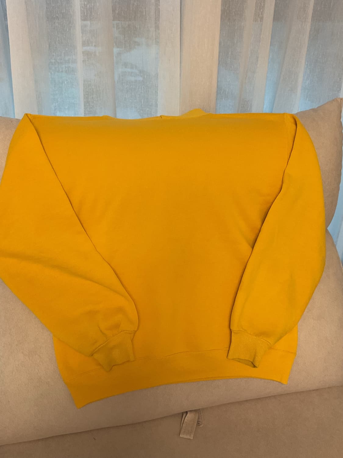 90s Russell yellow hoodie 상품이미지7