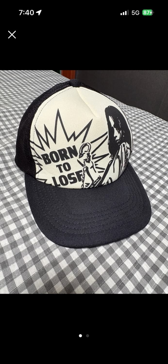 히스테릭 글래머 본 투 루즈 볼캡 블랙 상품이미지1