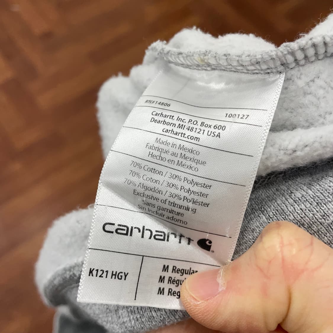 칼하트 오버핏 후드티 상품이미지3