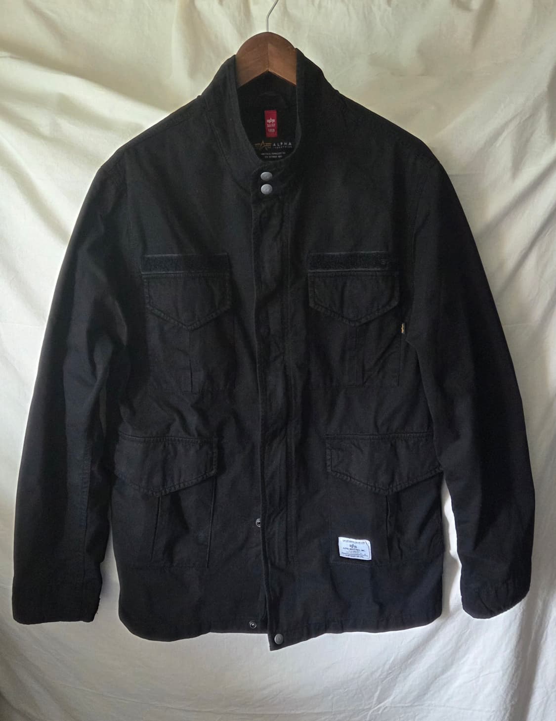 알파인더스트리 m65 필드 자켓 블랙 L 상품이미지1