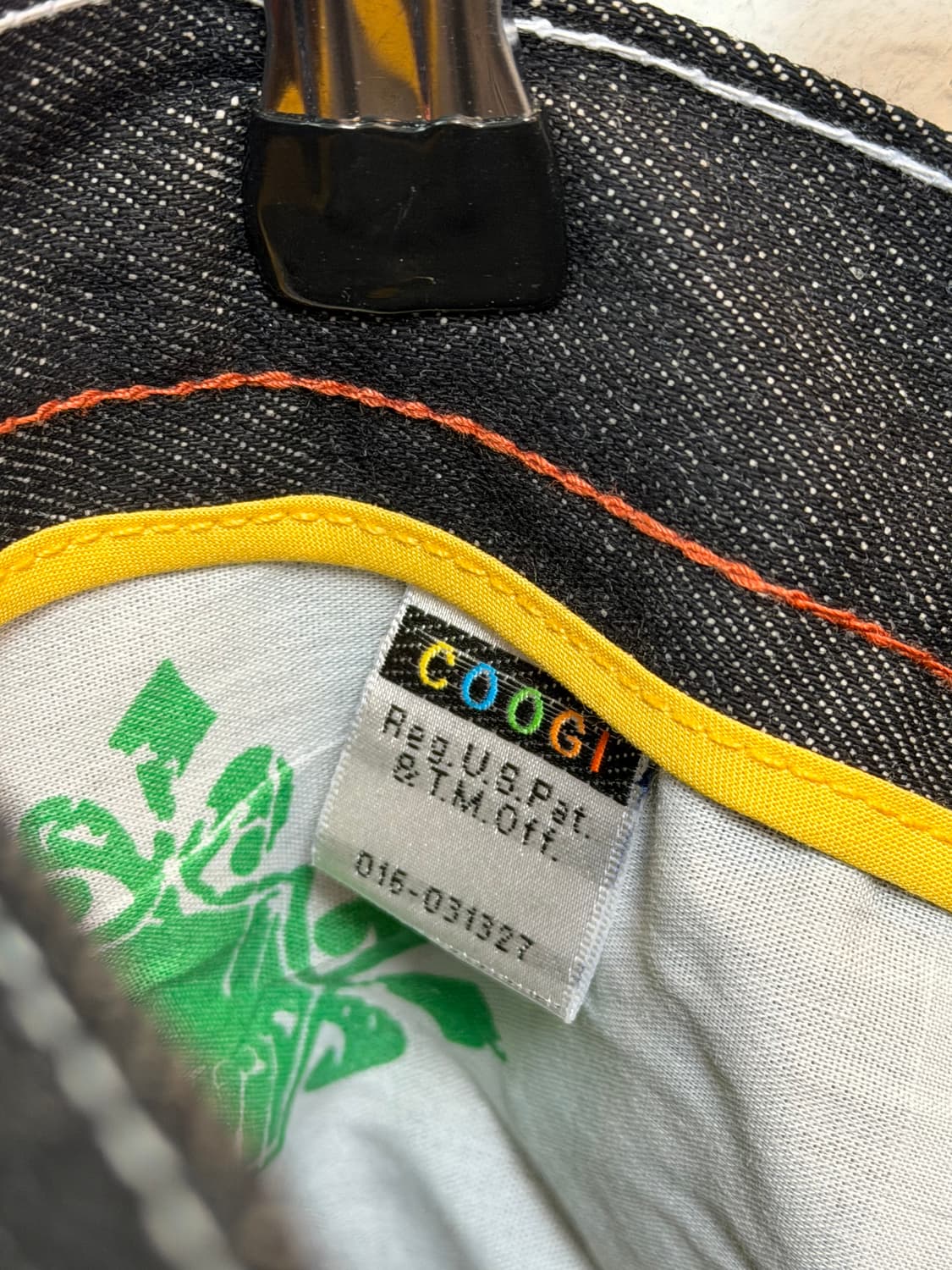 COOGI 리미티드 에디션 스티칭 데님 진 W36 상품이미지6