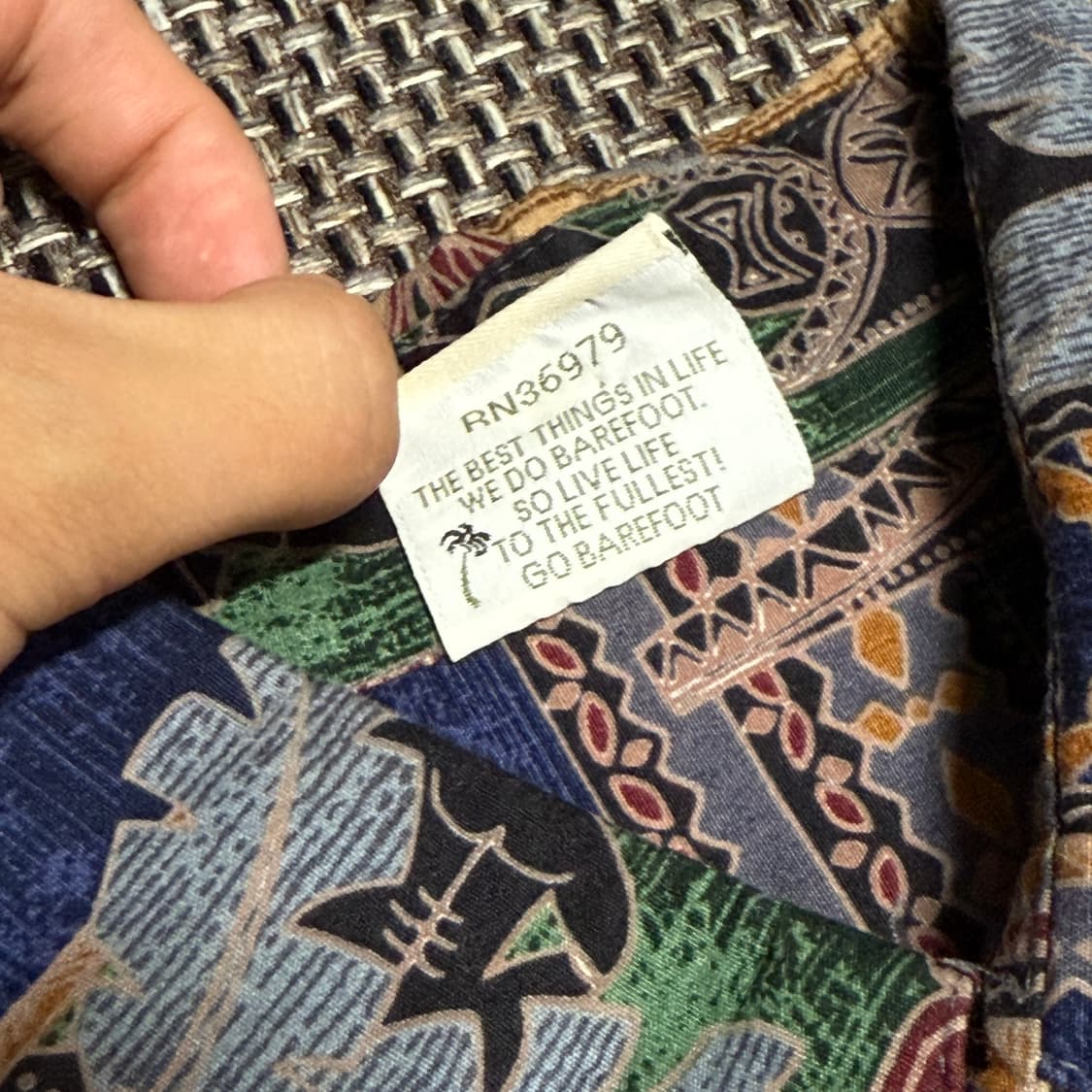 90~00s made in usa 하와이안셔츠 상품이미지4