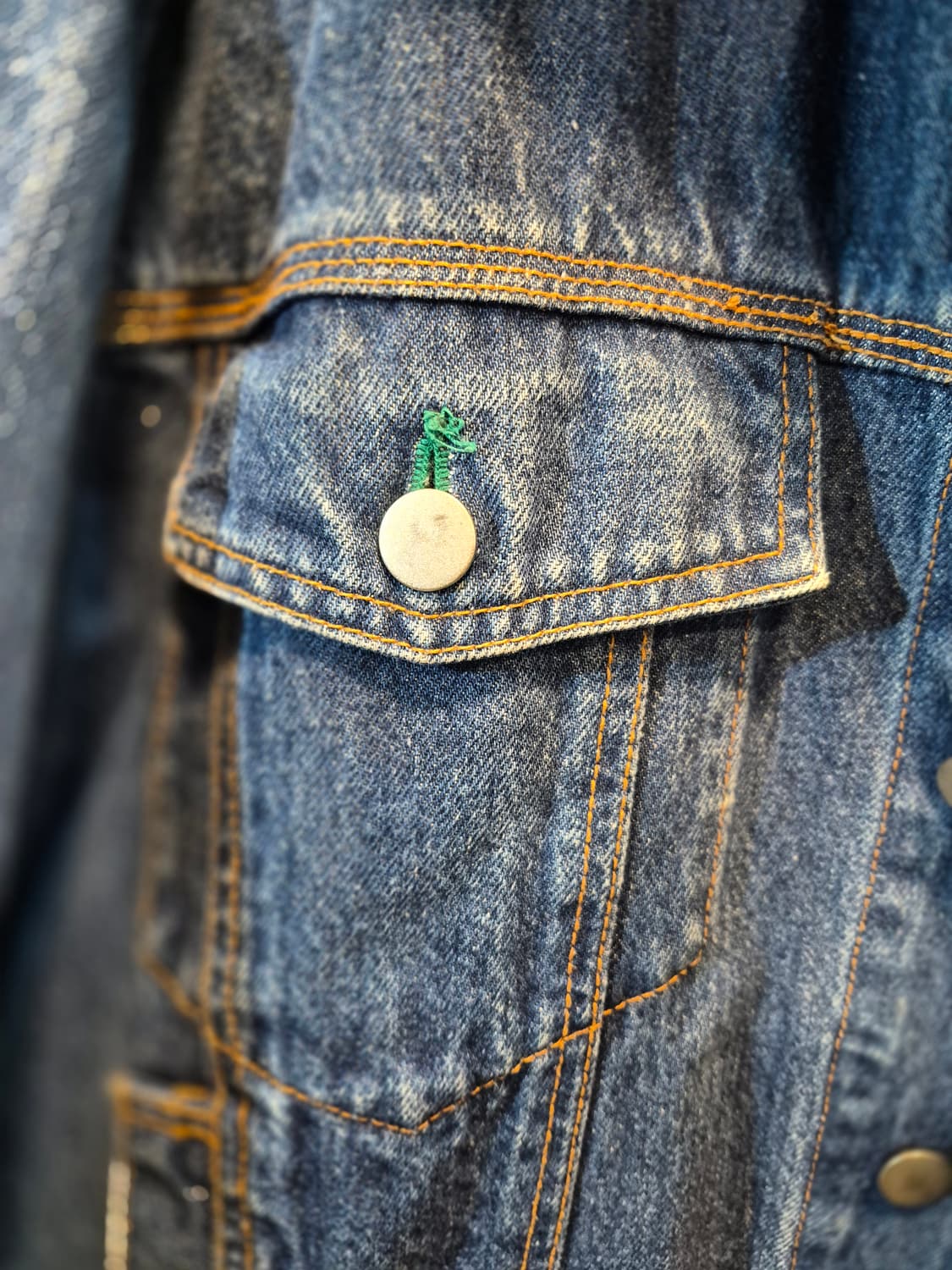 버드와이저 데님 청자켓 L 상품이미지3