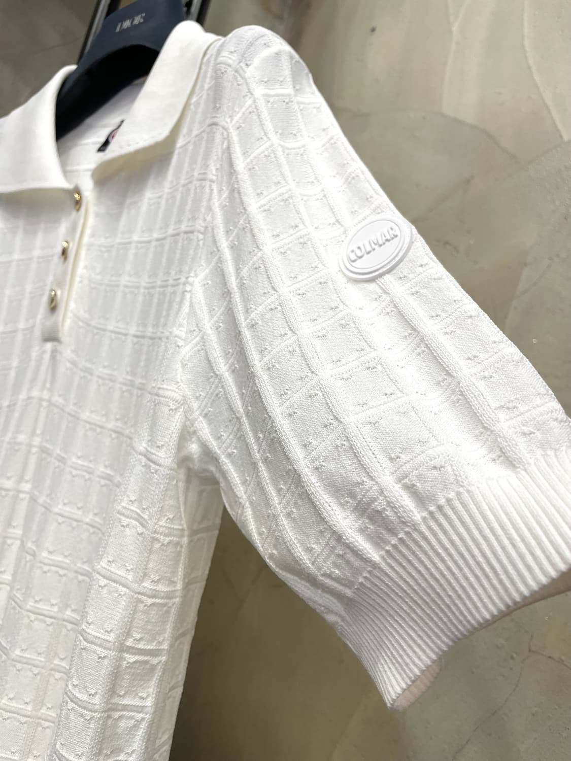 Colmar 골프 컬렉션 화이트 골프복 니트 66 상품이미지3