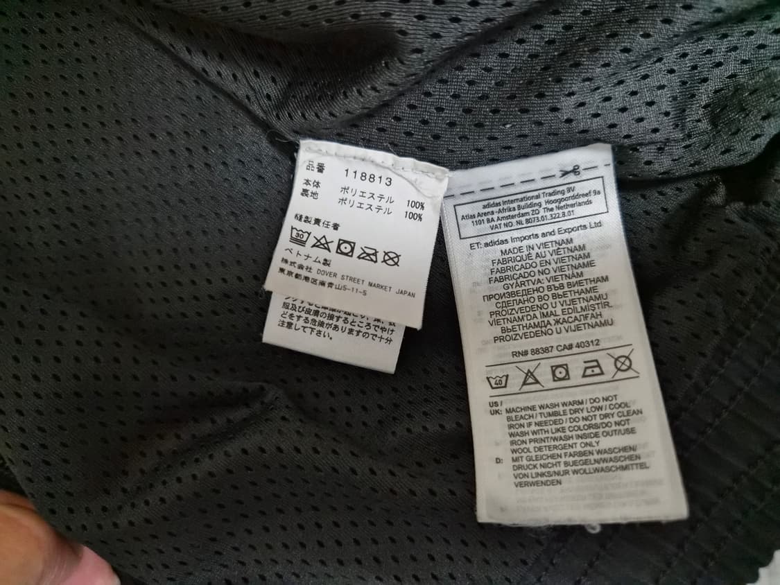 [S] 고샤x아디다스 우븐자켓 블랙 상품이미지5