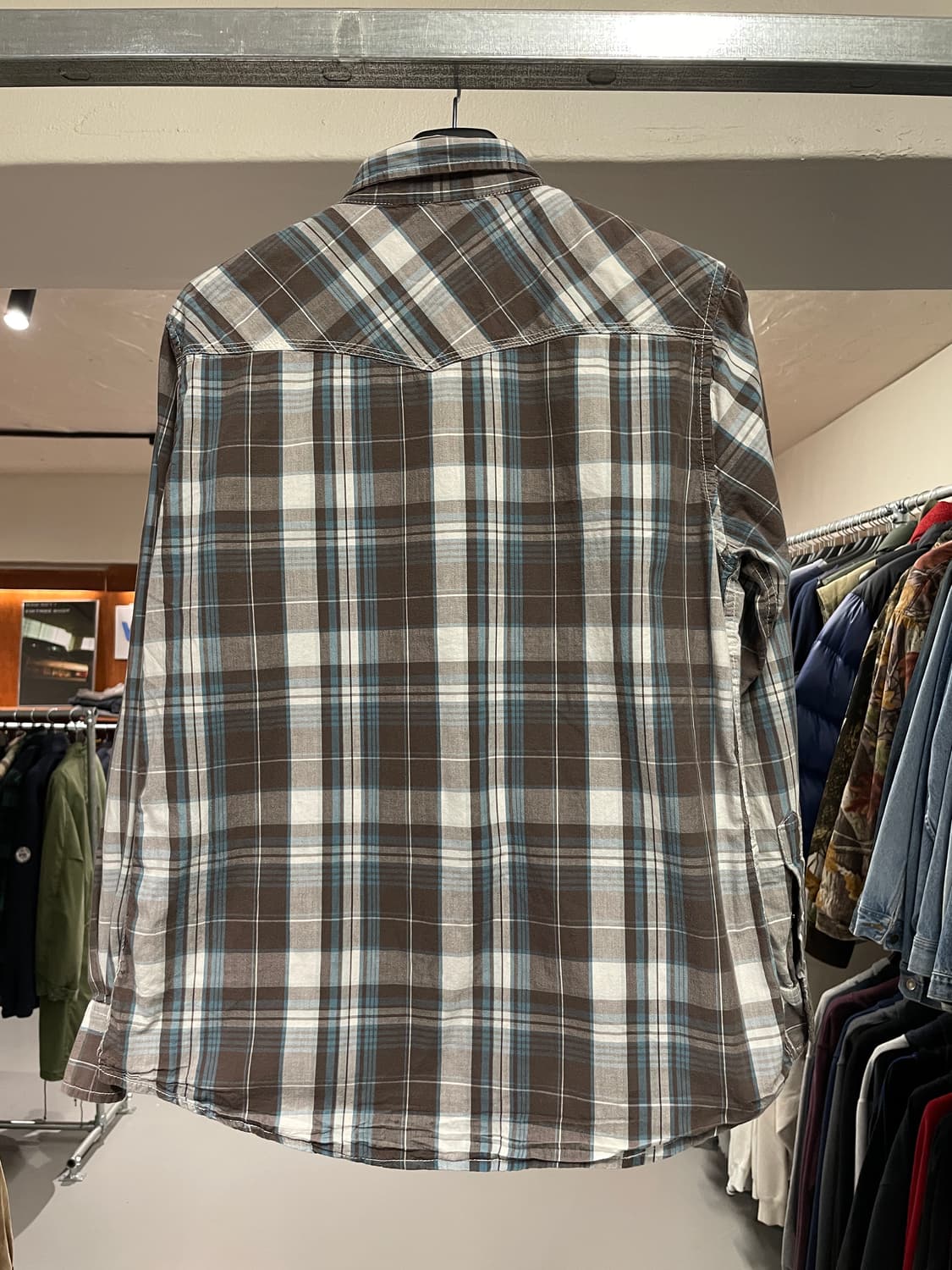 빈티지 웨스턴 체크 셔츠   상품이미지8