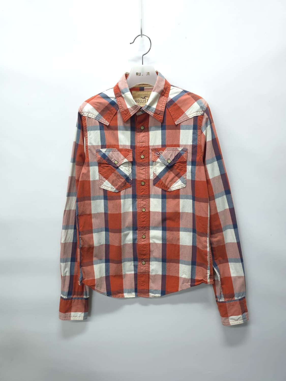 홀리스터 빈티지 웨스턴 체크 긴팔 셔츠(66~66반) 상품이미지1