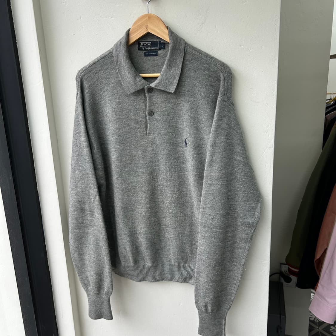 16335 - 폴로 랄프로렌 그레이 카라 울 니트 (램스 울 100%) 상품이미지2