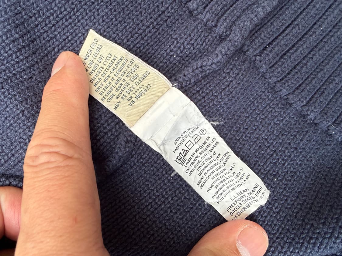 L.L.Bean 집업 니트 가디건 m 상품이미지5