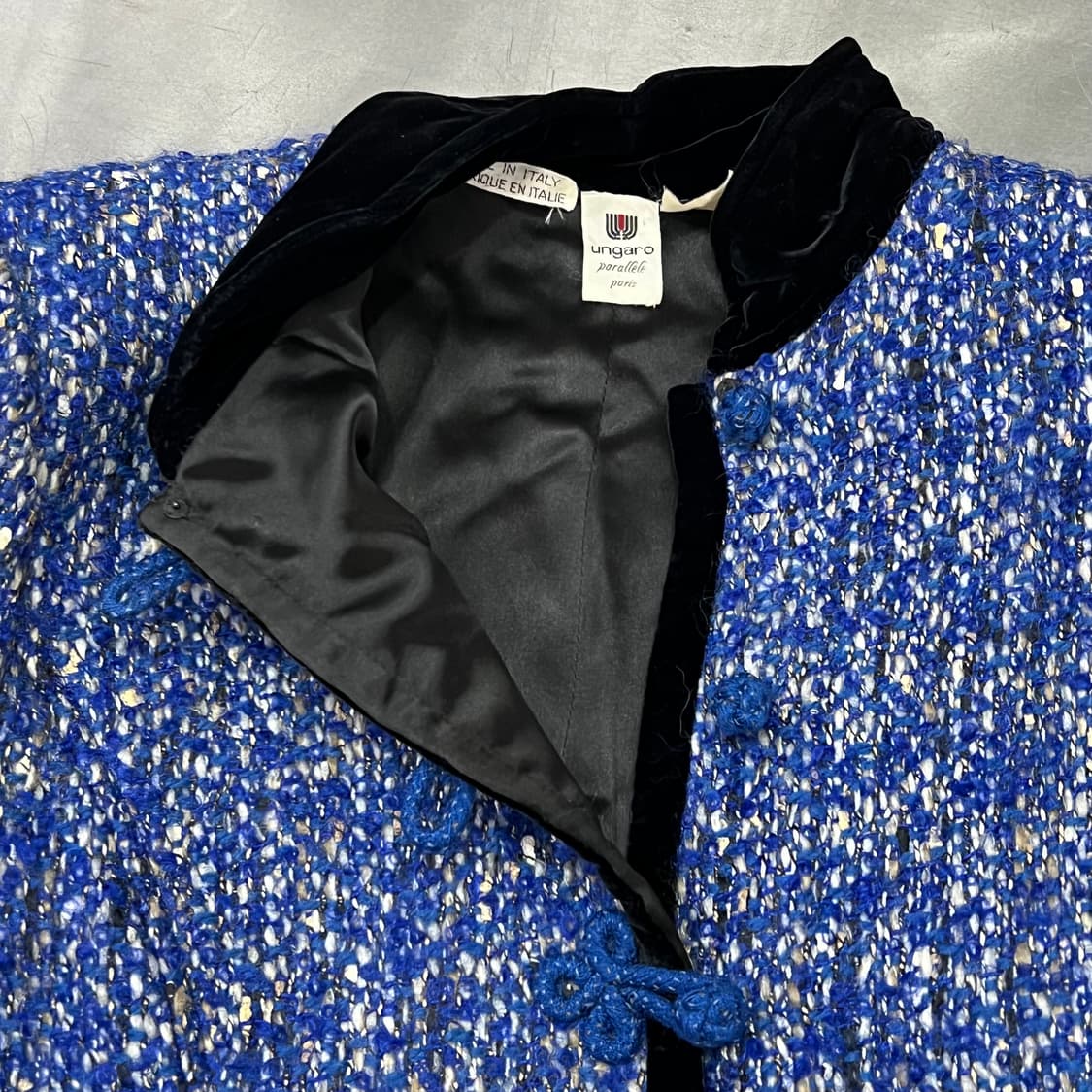 웅가로 트위드 자켓 y15762 상품이미지6