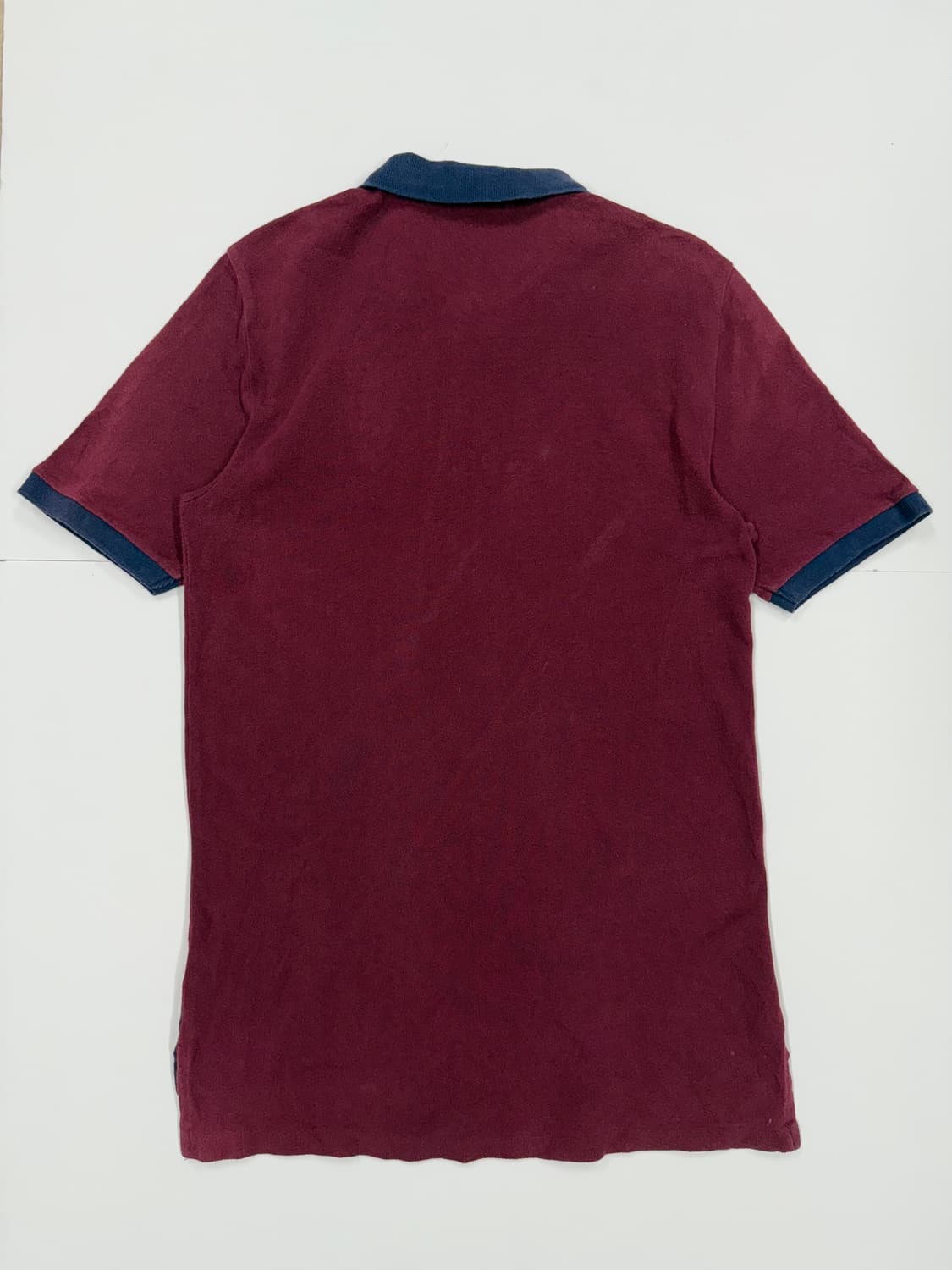 버건디 폴로 카라티셔츠 상품이미지3
