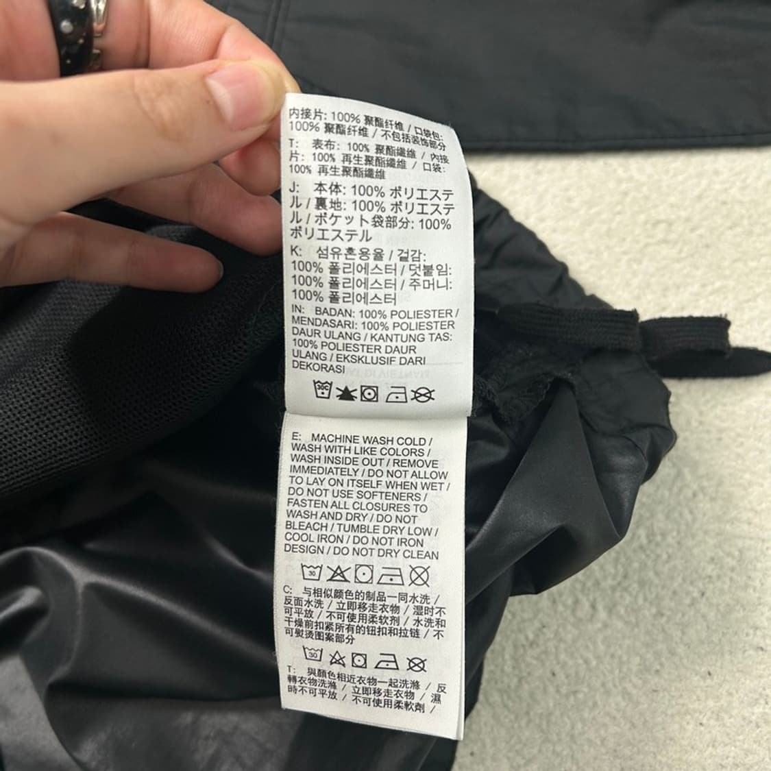 NIKE NSW 리펠 우븐 바람막이 자켓 블랙 L 상품이미지6