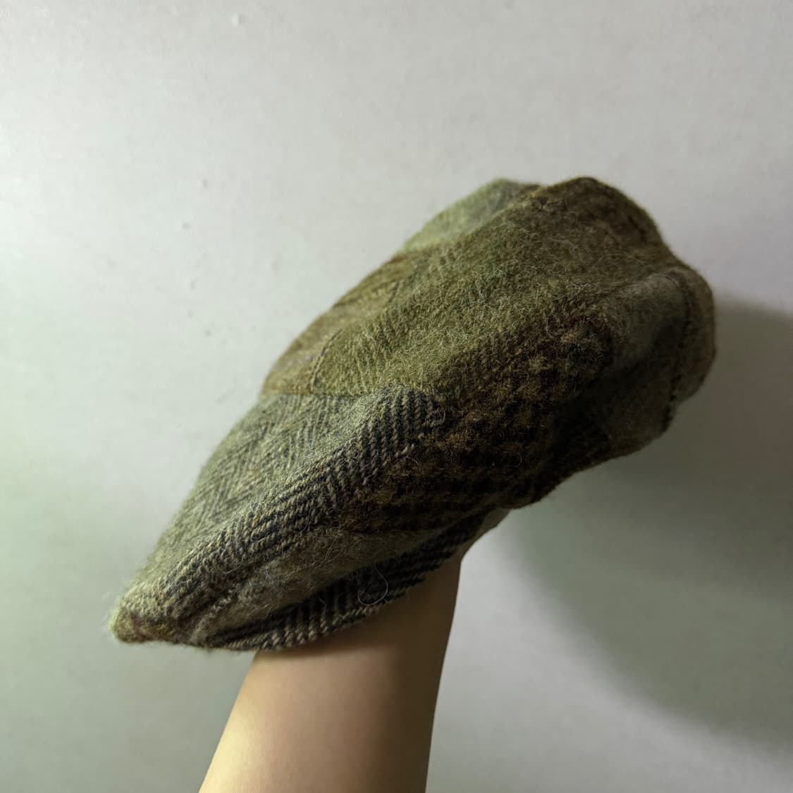 폴로 랄프로렌 울 체크패턴 헌팅캡 M (58cm) 상품이미지4