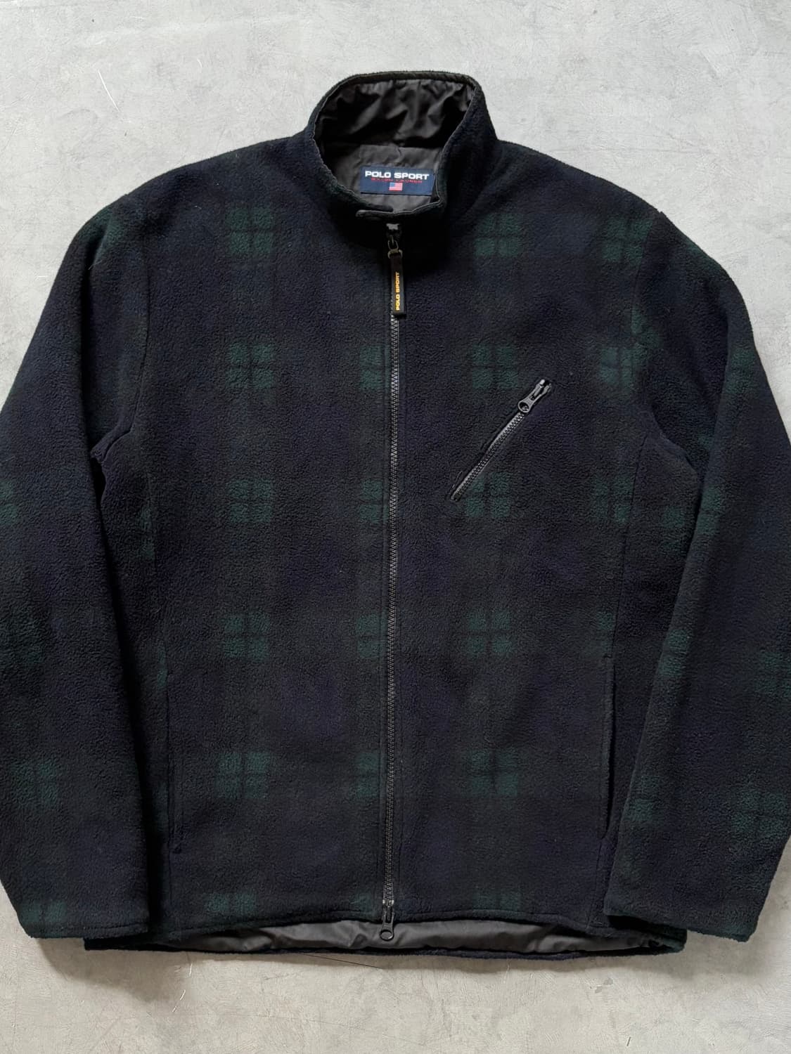 Polo 폴로 스포츠 블랙와치 플리스 자켓  상품이미지1