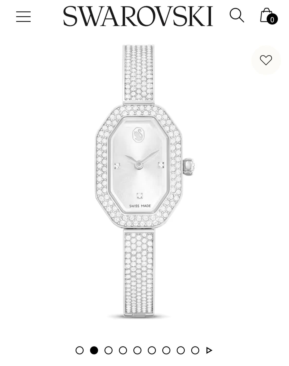 정가 53만~새제품)스와로브스키 덱스테라 옥타곤 신형 시계 정품 상품이미지1