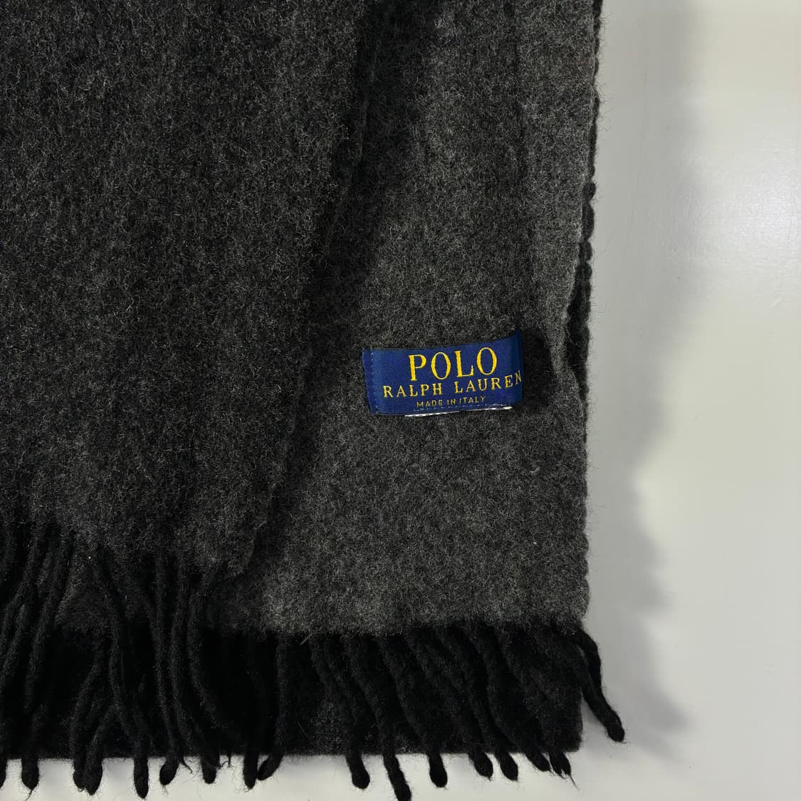 Polo  폴로 랄프로렌 차콜 울 머플러    상품이미지4