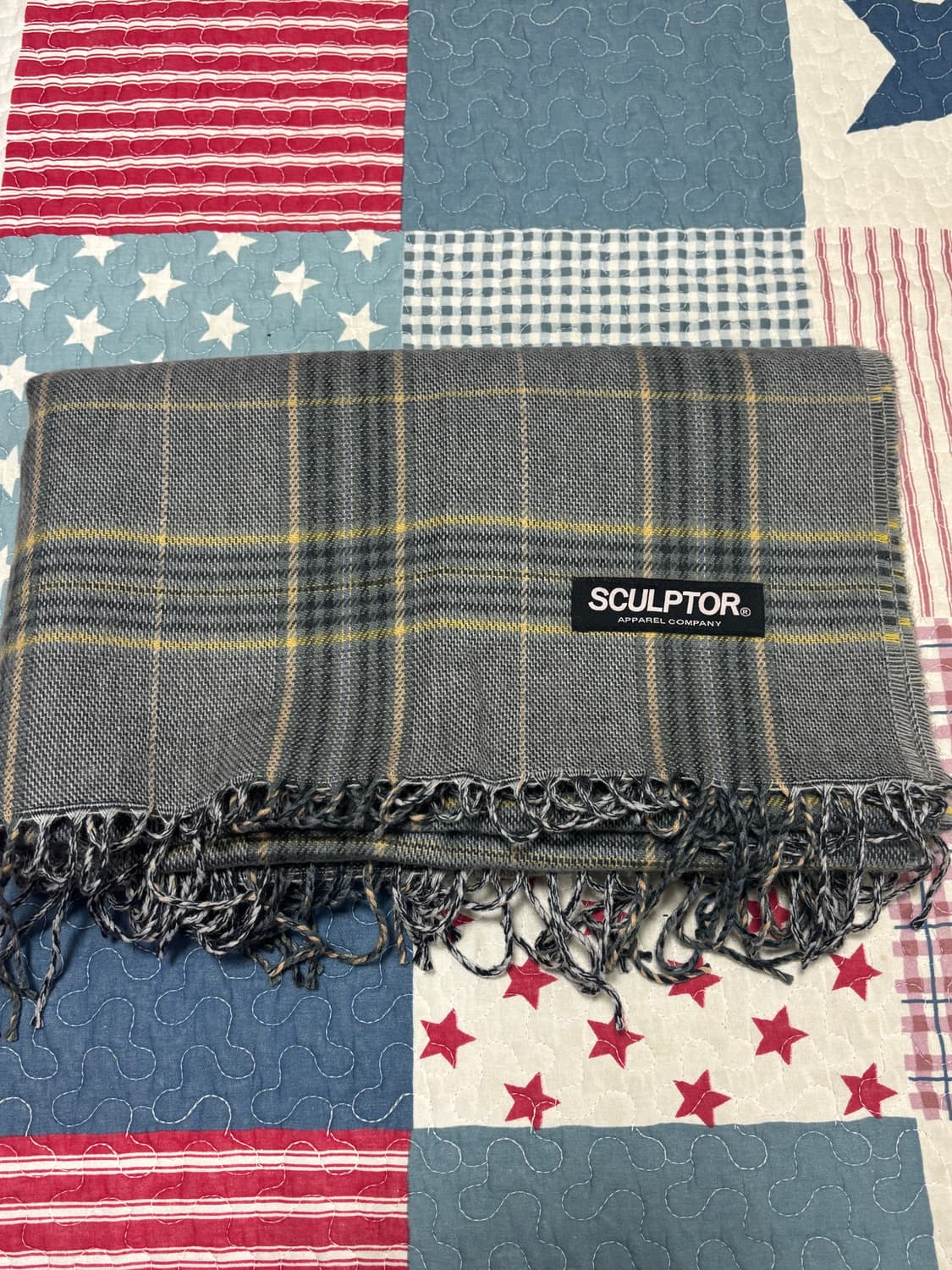 스컬프터 체크 목도리  상품이미지3