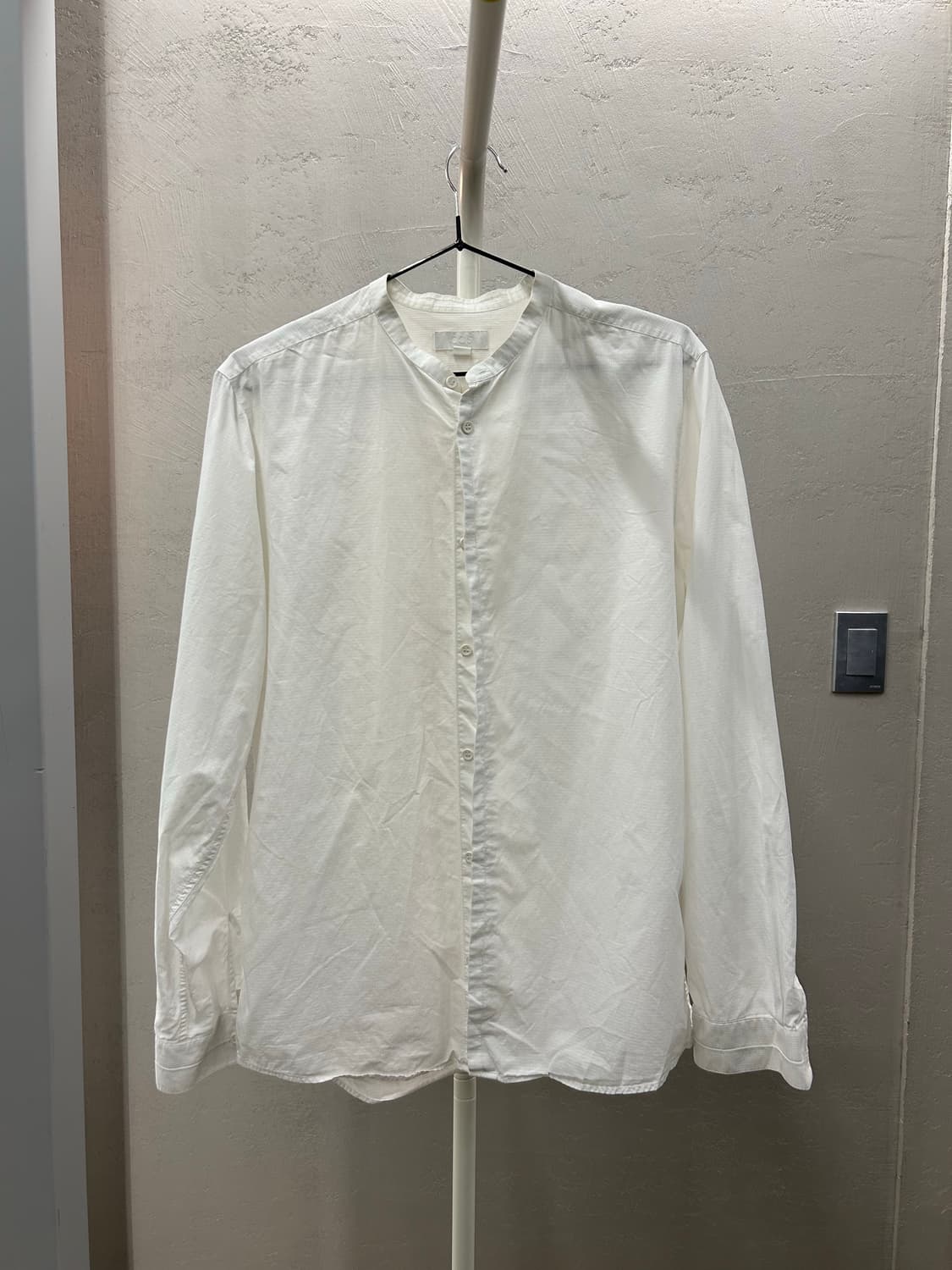 코스(COS)화이트 헨리넥 셔츠 m 상품이미지2