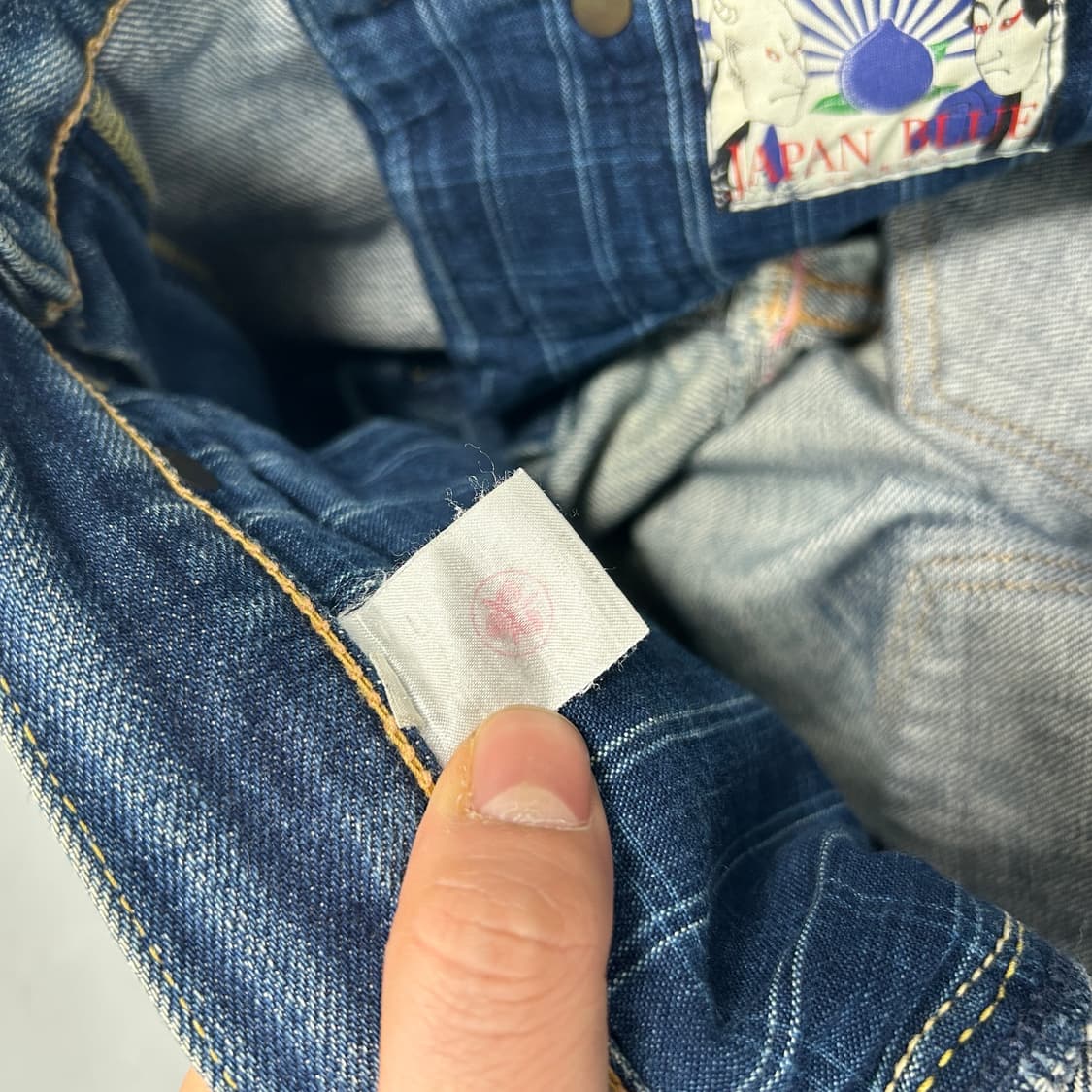 모모타로진스 워시드 셀비지 데님  상품이미지8