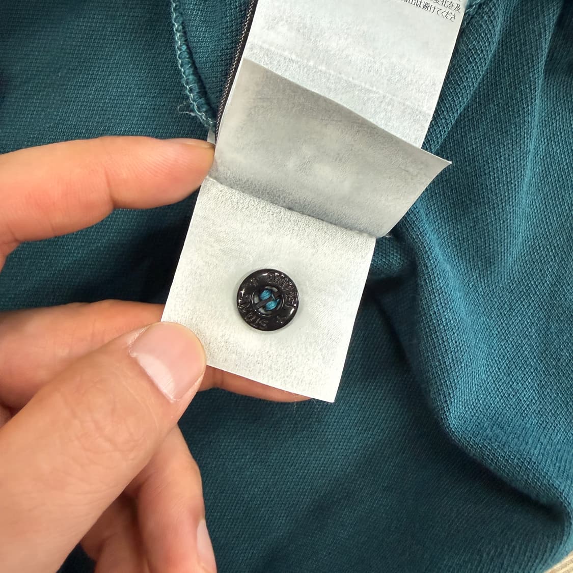 (L)스톤 아일랜드 Stone island 카라티셔츠(틸그린) 상품이미지5