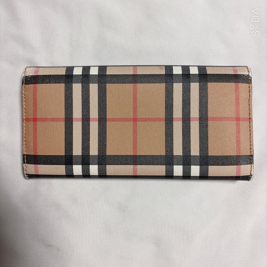 버버리 체크 패턴 장지갑 상품이미지2